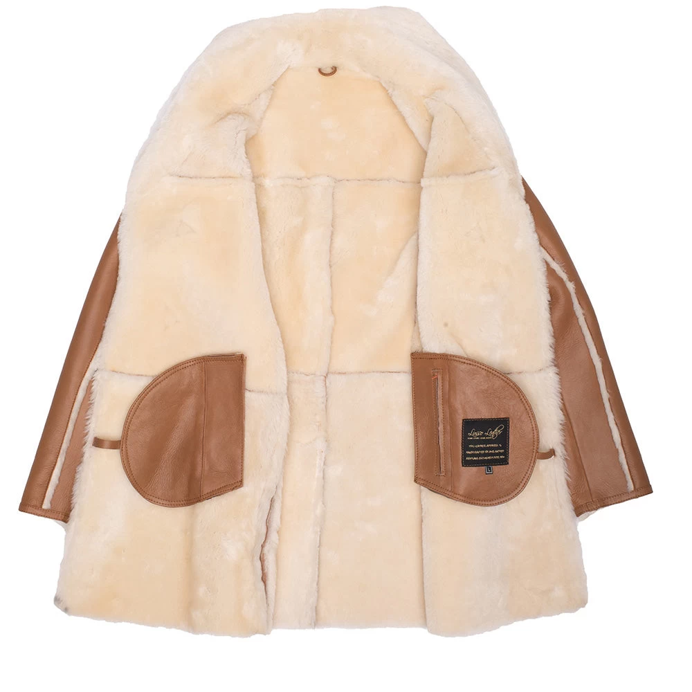 Ace Western Long Shearling Coat 5 Ace Western Long Shearling Coat - Image 3