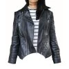 Women's Jacket With Quilted Patterns 2 Women's Jacket With Quilted Patterns -Leather Clothing Store 1001