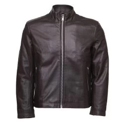 Henry Mateo Dark Brown Leather Jacket