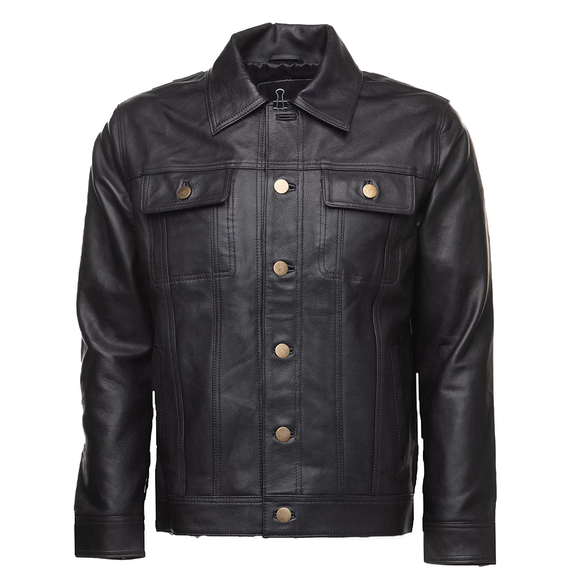 Mason Trucker Leather Jacket 3 Mason Trucker Leather Jacket