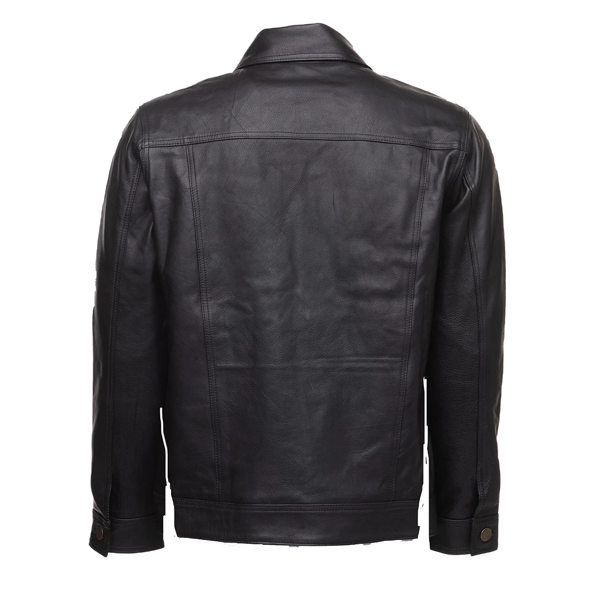 Mason Trucker Leather Jacket 4 Mason Trucker Leather Jacket - Image 2