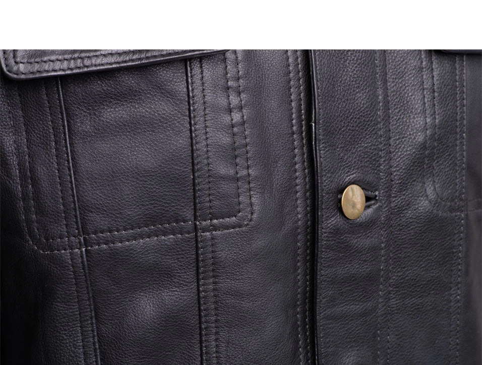 Mason Trucker Leather Jacket 7 Mason Trucker Leather Jacket - Image 5