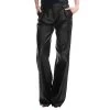 Bell Bottom Leather Pants (style #6) 2 Bell Bottom Leather Pants (style #6) -Leather Clothing Store 163