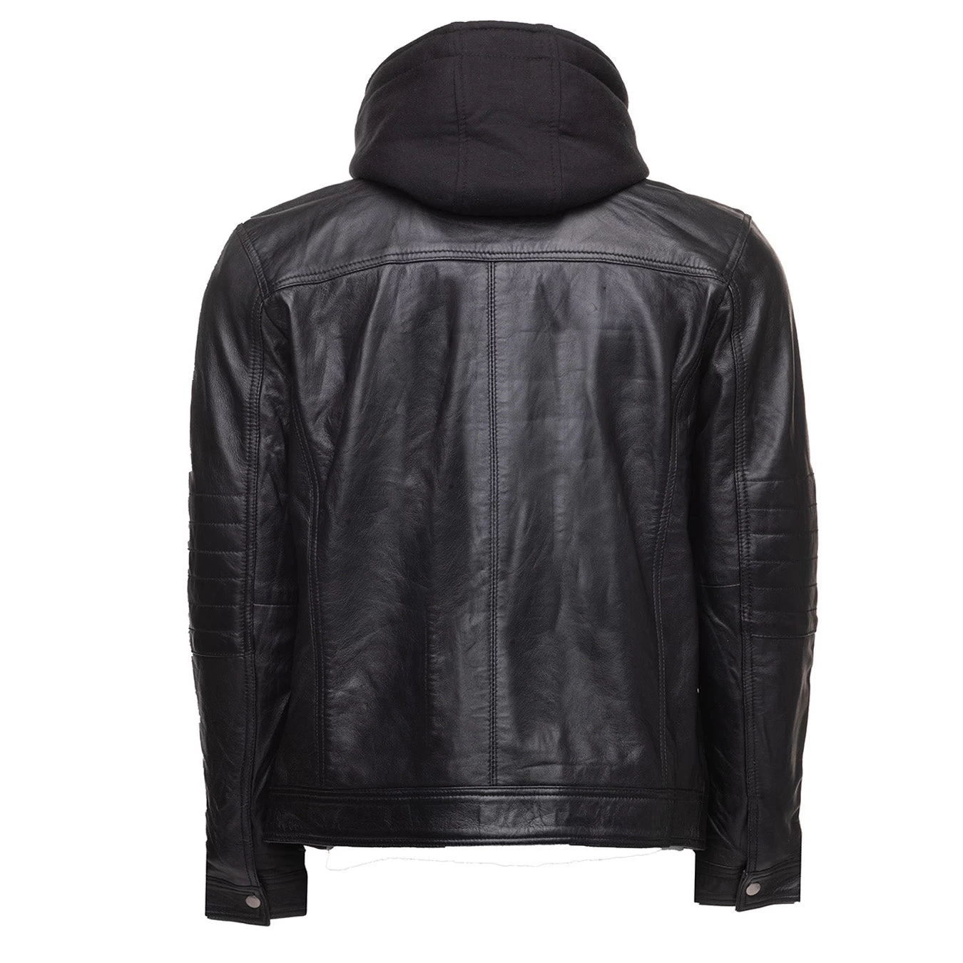 Wilder Black Leather Jacket With Removable Hoodie 5 Wilder Black Leather Jacket With Removable Hoodie - Image 3