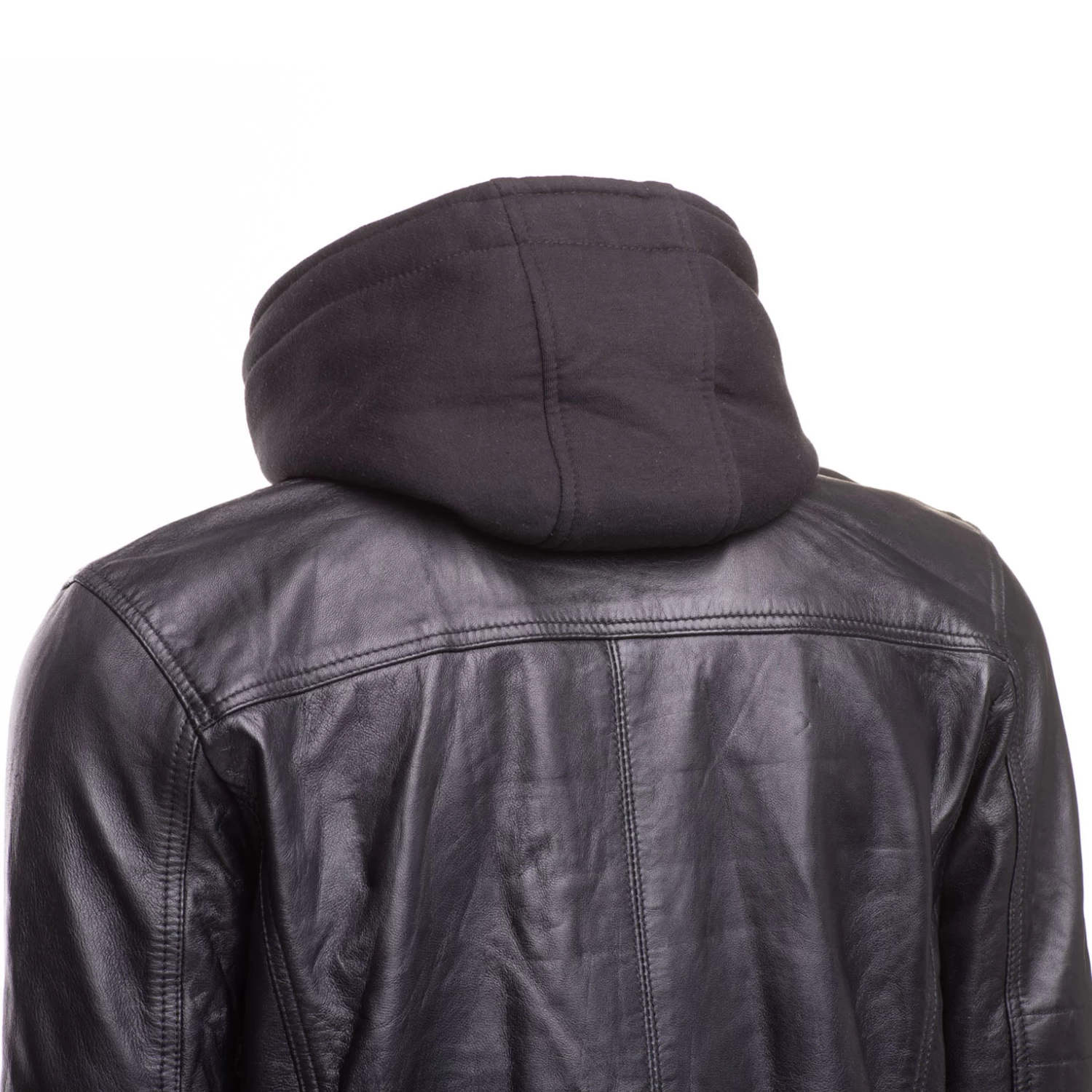 Wilder Black Leather Jacket With Removable Hoodie 10 Wilder Black Leather Jacket With Removable Hoodie - Image 8