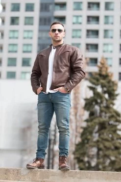 Plain Black Moto Style Jacket 8 Plain Black Moto Style Jacket -Leather Clothing Store 180322 007 review min