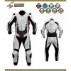 Duggan's White And Black Motorcycle Leather Suit 2 Duggan's White And Black Motorcycle Leather Suit -Leather Clothing Store 183