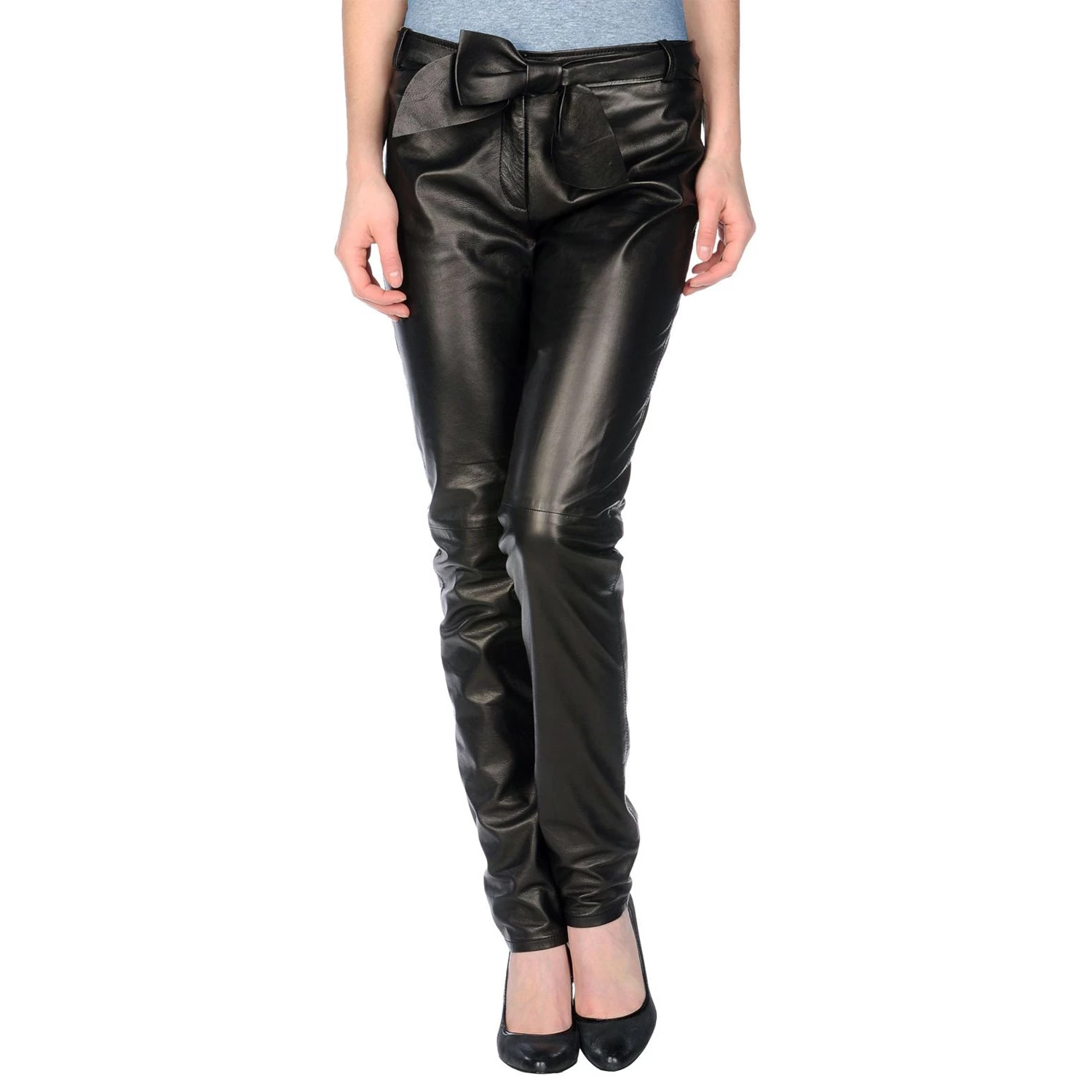 Leather Pants With Leather Belt (style #8) 3 Leather Pants With Leather Belt (style #8)