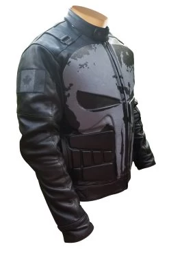 Punisher's Motorcycle Leather Jacket 16 Punisher's Motorcycle Leather Jacket -Leather Clothing Store 20190705 193307