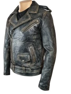 Distressed Biker Style Jacket With Belt 13 Distressed Biker Style Jacket With Belt -Leather Clothing Store 20200429 001701 min