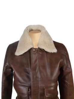 Cindy's Two Tone Brown A2 Bomber Leather Jacket With Fur Collar 9 Cindy's Two Tone Brown A2 Bomber Leather Jacket With Fur Collar -Leather Clothing Store 20200525 233620 min 0f4e1724 1408 49d3 9e48 f4d56794e601