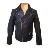Brett's Biker Style Leather Jacket With Stretchy Leather 1 Brett's Biker Style Leather Jacket With Stretchy Leather -Leather Clothing Store 205