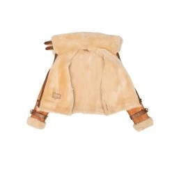 Kristy Vintage Cognac Womens Crop Shearling Bomber Jacket 23 Kristy Vintage Cognac Womens Crop Shearling Bomber Jacket -Leather Clothing Store 22 8 30 098