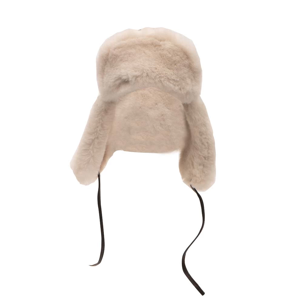 B-3 Sheepskin Shearling Brown Aviator Hat 4 B-3 Sheepskin Shearling Brown Aviator Hat - Image 3