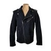 Schmitt's Biker Style Suede Leather Jacket 1 Schmitt's Biker Style Suede Leather Jacket -Leather Clothing Store 221