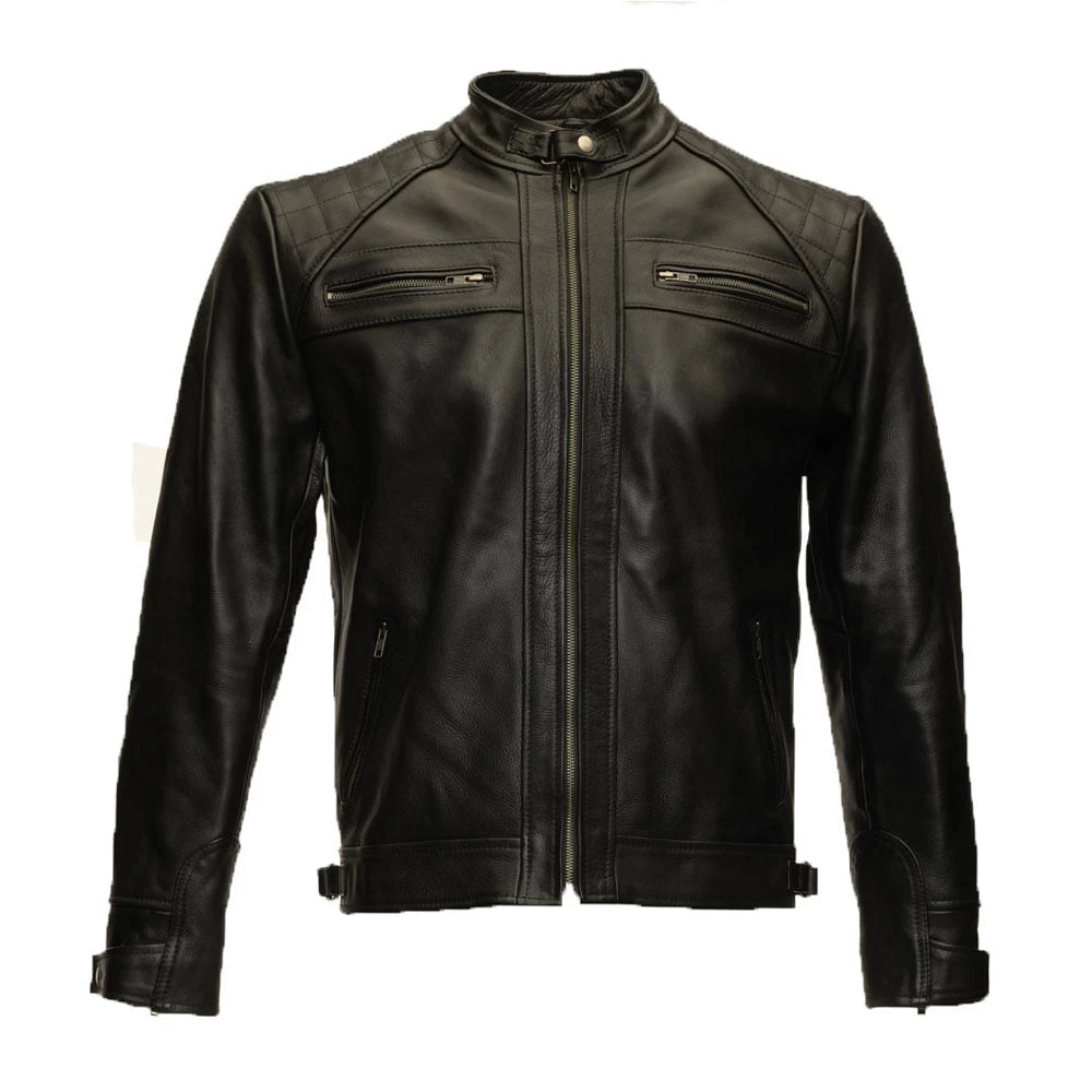 Finnian's Black Midnight Café Racer Jacket 3 Finnian's Black Midnight Café Racer Jacket