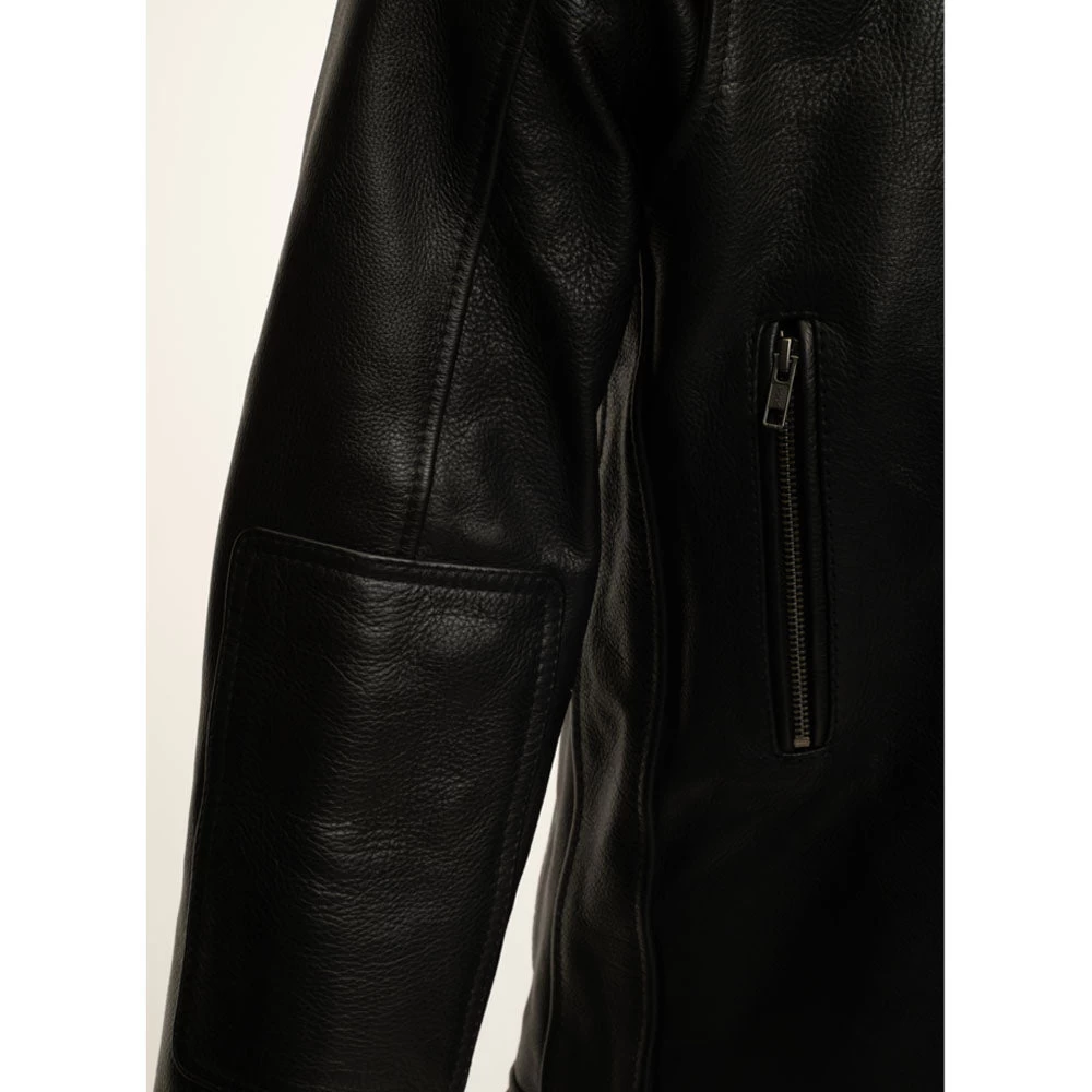 Finnian's Black Midnight Café Racer Jacket 6 Finnian's Black Midnight Café Racer Jacket - Image 4