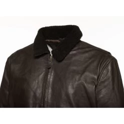Havana Brown A2 Bomber Leather Jacket -Leather Clothing Store 23 8 9 037