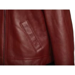 Aurelius Burgundy B3 Bomber Shearling Jacket 20 Aurelius Burgundy B3 Bomber Shearling Jacket -Leather Clothing Store 23 8 9 069