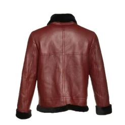 Aurelius Burgundy B3 Bomber Shearling Jacket 16 Aurelius Burgundy B3 Bomber Shearling Jacket -Leather Clothing Store 23 8 9 073
