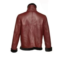 Aurelius Burgundy B3 Bomber Shearling Jacket 21 Aurelius Burgundy B3 Bomber Shearling Jacket -Leather Clothing Store 23 8 9 080