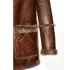 Eamon Brown Duffle Shearling Jacket -Leather Clothing Store 23 8 9 083