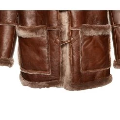Eamon Brown Duffle Shearling Jacket -Leather Clothing Store 23 8 9 084