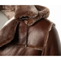 Eamon Brown Duffle Shearling Jacket -Leather Clothing Store 23 8 9 086
