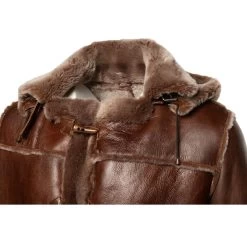 Eamon Brown Duffle Shearling Jacket -Leather Clothing Store 23 8 9 089
