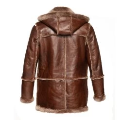 Eamon Brown Duffle Shearling Jacket -Leather Clothing Store 23 8 9 093