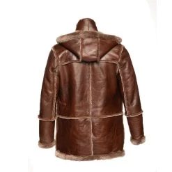Eamon Brown Duffle Shearling Jacket -Leather Clothing Store 23 8 9 098