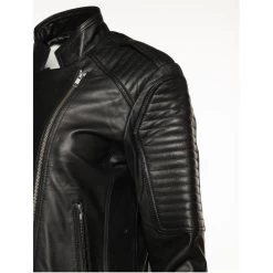 Azura Black Women's Biker Jacket 14 Azura Black Women's Biker Jacket -Leather Clothing Store 23 8 9 105