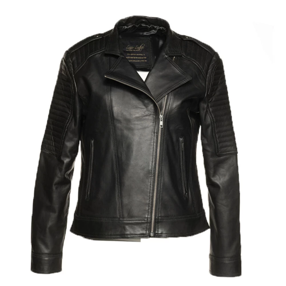Azura Black Women's Biker Jacket 3 Azura Black Women's Biker Jacket