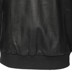 Jayden Black Leather Jacket Hoodie -Leather Clothing Store 24 03 27 037