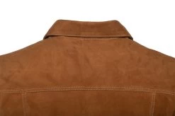 Tan Suede Leather Shirt 11 Tan Suede Leather Shirt -Leather Clothing Store 24 03 27 045