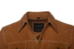 Tan Suede Leather Shirt 15 Tan Suede Leather Shirt -Leather Clothing Store 24 03 27 049