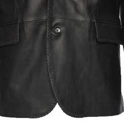 Theodore Black Western Style Blazer 17 Theodore Black Western Style Blazer -Leather Clothing Store 24 03 27 066