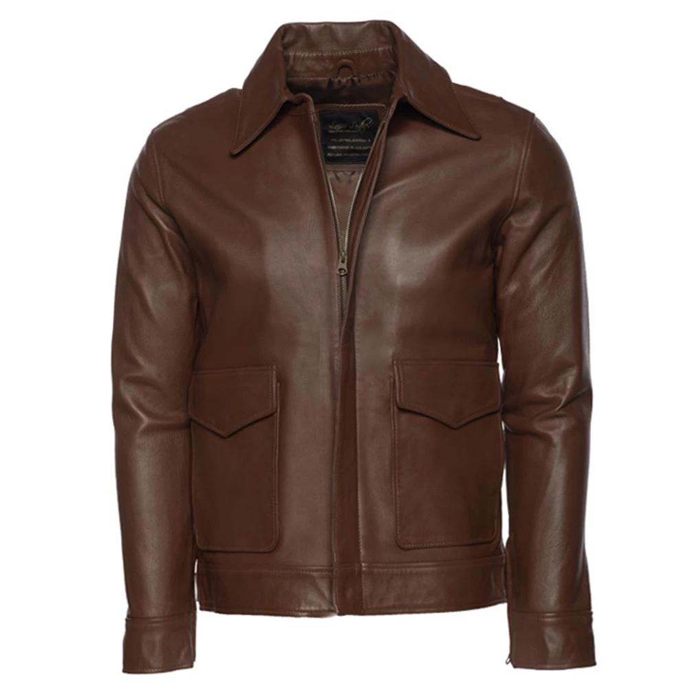 Raphael Brown Bomber Jacket 3 Raphael Brown Bomber Jacket