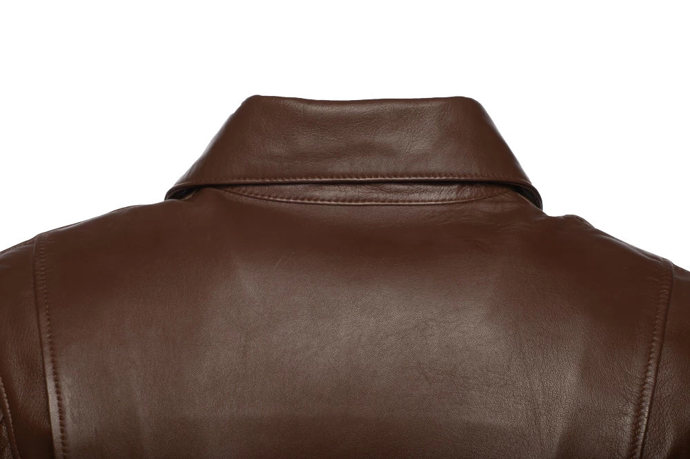 Raphael Brown Bomber Jacket 8 Raphael Brown Bomber Jacket - Image 6