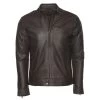 Arthur Dark Brown Café Racer Leather Jacket 1 Arthur Dark Brown Café Racer Leather Jacket -Leather Clothing Store 24 03 27 111