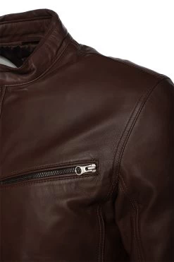 Declan Brown Café Racer Leather Jacket 10 Declan Brown Café Racer Leather Jacket -Leather Clothing Store 24 03 27 142