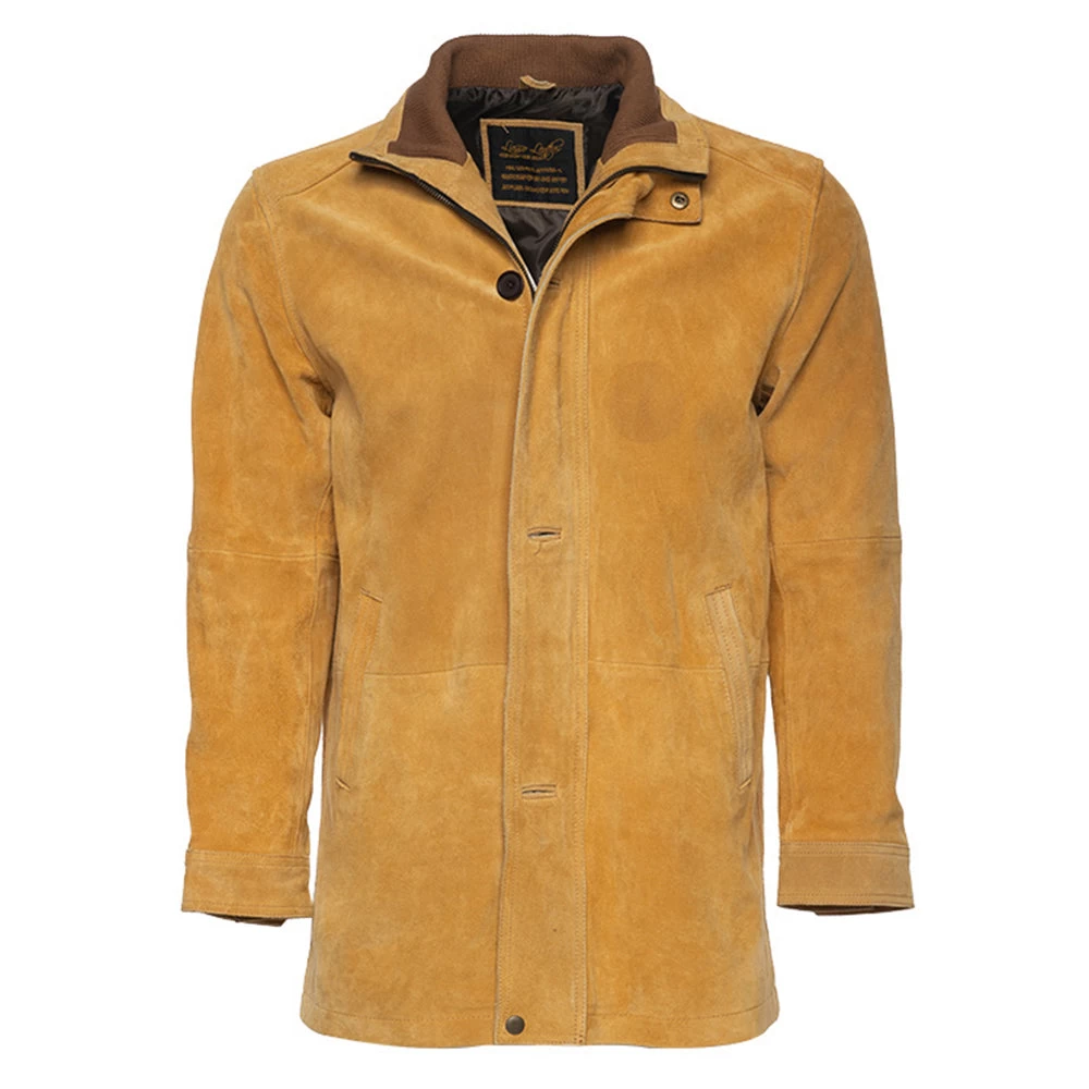 Lincoln Tan Suede Leather Driving Coat 3 Lincoln Tan Suede Leather Driving Coat