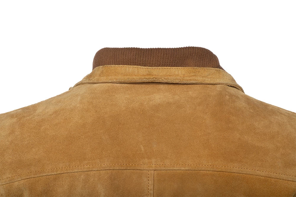 Lincoln Tan Suede Leather Driving Coat 5 Lincoln Tan Suede Leather Driving Coat - Image 3
