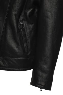 Carters Ginger Brown Biker Shearling Jacket 18 Carters Ginger Brown Biker Shearling Jacket -Leather Clothing Store 24 03 27 207