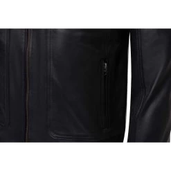 Black Leather Jacket With Collars 16 Black Leather Jacket With Collars -Leather Clothing Store 24 9