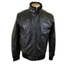Greig's Bomber Style Jacket With Ribbed Collar And Cuffs 1 Greig's Bomber Style Jacket With Ribbed Collar And Cuffs -Leather Clothing Store 257