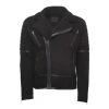 David Black Suede Biker Jacket With Sherpa -Leather Clothing Store 26 1