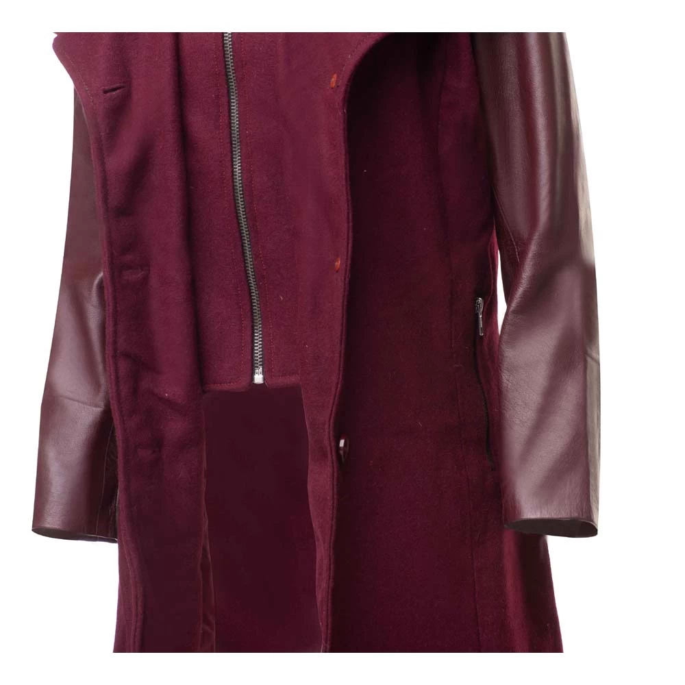 Sophie's Classy Women's Wool Blend Coat 5 Sophie's Classy Women's Wool Blend Coat - Image 3