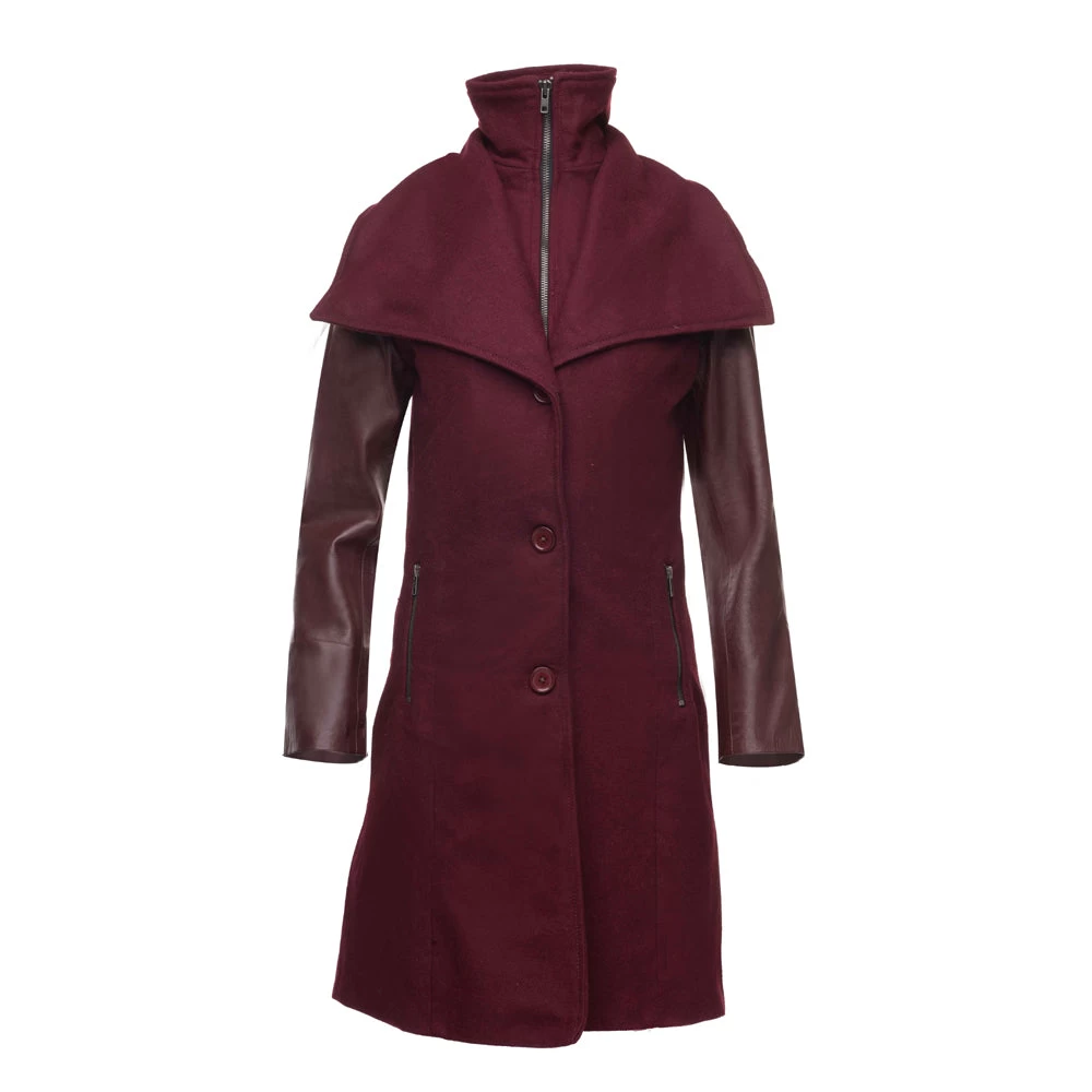 Sophie's Classy Women's Wool Blend Coat 3 Sophie's Classy Women's Wool Blend Coat