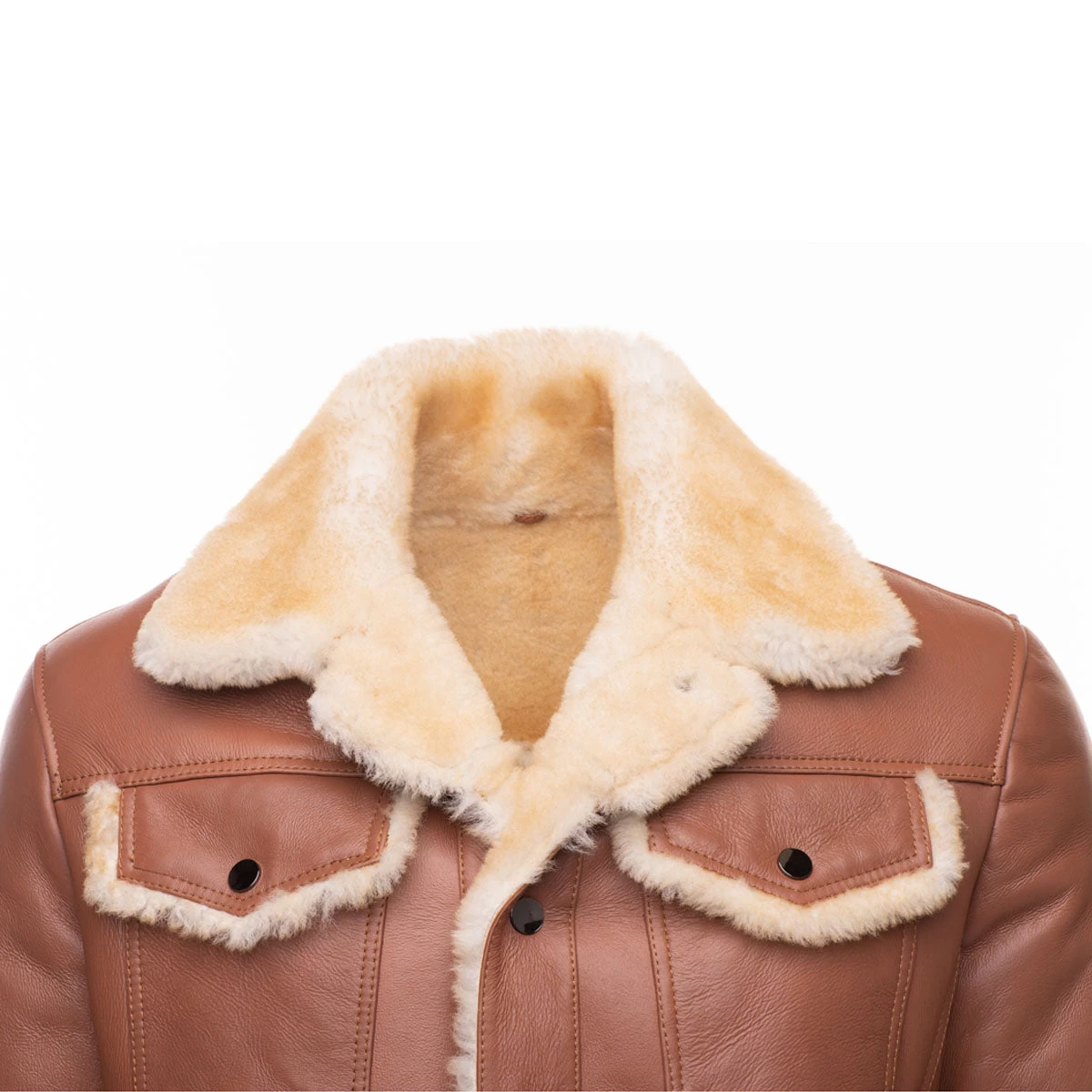 Mike's Western Trucker Shearling Coat 10 Mike's Western Trucker Shearling Coat - Image 8